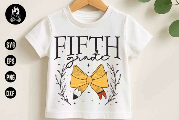 Celebrating Fifth Grade with a Charming SVG Design