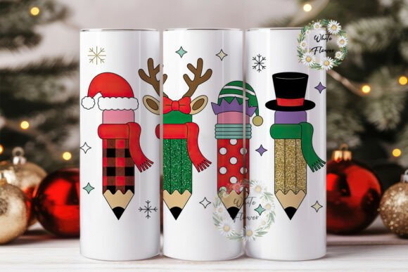 Christmas Teacher Pencil 20oz Tumbler Review