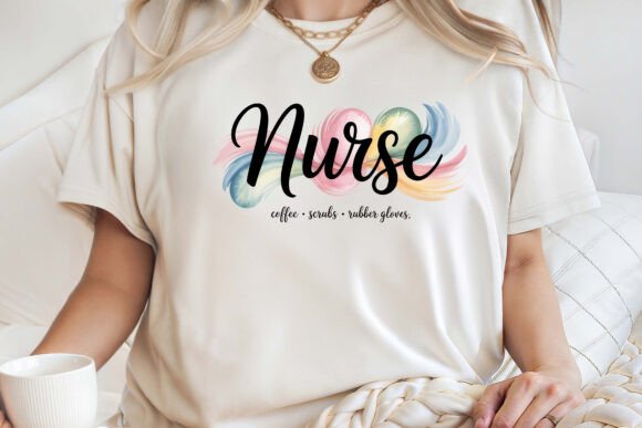 Cute Registered Nurse Shirt PNG: A Charming Design