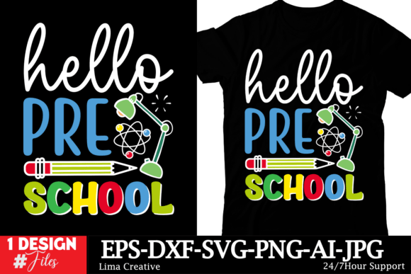 Hello Pre School T-shirt Design Review