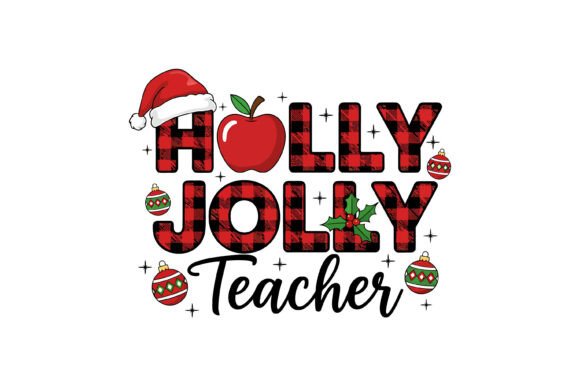 Holly Jolly Teacher Plaid Christmas Review