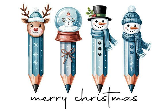 Merry Christmas Teacher PNG for Festive Embroidery