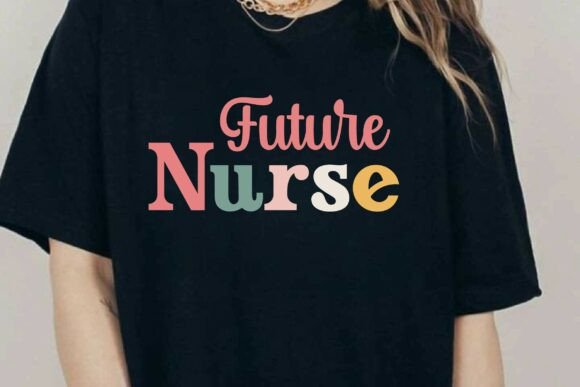 Retro Future Nurse Tshirt: A Unique Embroidery Design