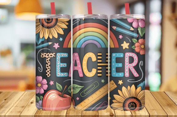 Retro Groovy Teacher Tumbler Wrap Review