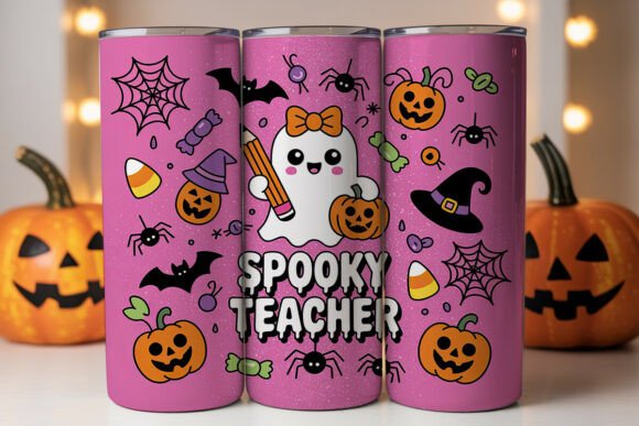 Spooky Teacher 20oz Tumbler Wrap Review