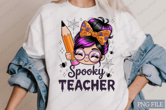 Spooky Teacher Sublimation Design Review