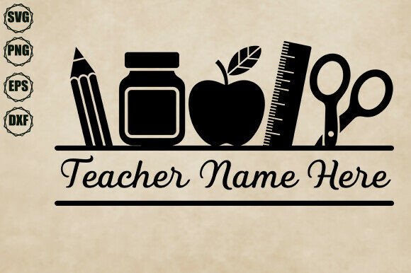 Teacher Svg, Teacher Name Svg: A Versatile Embroidery Design