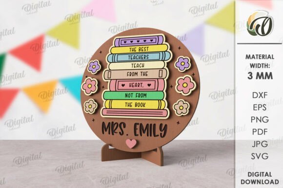 Teacher Table Decor Laser Cut: A Versatile Design