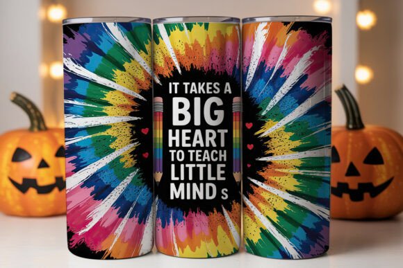 Tie-Dye Teacher 20oz Tumbler Wrap Review