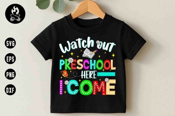 Watch Out Preschool Here I Come: A Fun Embroidery Design